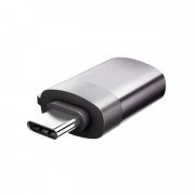 Адаптер (переходник) VIXION AD55 (USB - Type-C) серый — 2