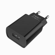 Превью Сетевое зарядное устройство Borofone BA20A Sharp USB с кабелем для Apple Lightning (черное) &mdash; 6