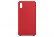 Чехол-накладка для Apple iPhone XS Silicone Case (красная) (14)