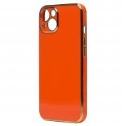 Чехол-накладка SC301 для Apple iPhone 13 (оранжевая) — 2