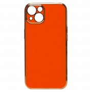 Чехол-накладка SC301 для Apple iPhone 13 (оранжевая) — 1