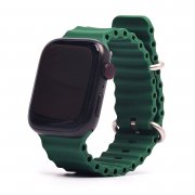 Ремешок - ApW26 Ocean Band Apple Watch 49 mm Watch 42/44/45/49мм силикон (зеленый)