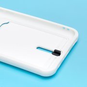 Чехол-накладка - SC304 с картхолдером для Huawei Honor 10 Lite (208687) (белая) — 3
