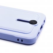 Чехол-накладка - SC304 с картхолдером для Realme C30 (светло-лиловая) — 3