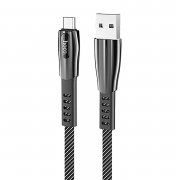 Кабель USB Hoco U70 (USB - micro USB) (темно-серый) — 1