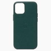 Чехол-накладка - SM002 экокожа SafeMag для Apple iPhone 12 Pro Max (темно-зеленая) — 1