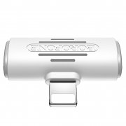 Адаптер (переходник) Borofone BV6 Comfortable для Apple (Lightning - digital audio converter) (белый) — 1