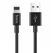 Кабель Hoco X23 Skilled для Apple (USB - lightning) (черный) — 1