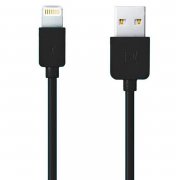 Кабель Remax RC-06i Light для Apple (USB - lightning) (черный) — 1