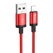 Кабель Hoco X89 Wind для Apple (USB - lightning) (красный)