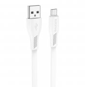 Кабель Borofone BX85 (USB - micro-USB) (белый) 1 метр — 1