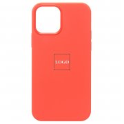 Чехол-накладка ORG Silicone Case SafeMag с анимацией для Apple iPhone 12 Pro Max (розовый цитрус) — 1