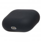 Чехол Soft touch для кейса Apple AirPods 3 (черный) — 2
