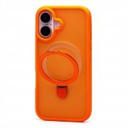 Чехол-накладка SafeMag для Apple iPhone 16 (оранжевая) — 3