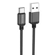 Кабель Borofone BX87 Sharp (USB - Type C) 200см (черный)