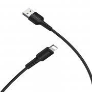 Кабель Borofone BX16 Easy (USB - lightning) 100см 2A (черный) — 3