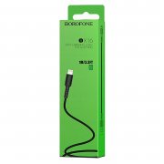Кабель Borofone BX16 Easy (USB - lightning) 100см 2A (черный) — 2