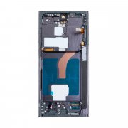 Дисплейный модуль с тачскрином для Samsung Galaxy S22 Ultra (S9080) (черный) (OLED) — 1