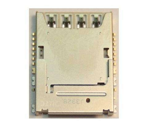 Коннектор SIM+MMC для Samsung N7505 — 1
