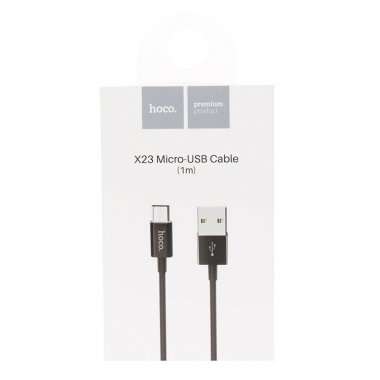 Кабель Hoco X23 Skilled (USB - micro-USB) черный — 3