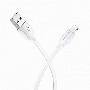 Кабель Borofone BX19 для Apple (USB - Lightning) белый — 3