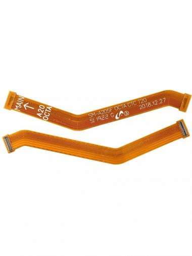 Шлейф для Samsung Galaxy A20 (A205F) на дисплей &mdash; 2