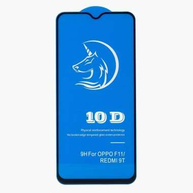 Защитное стекло Brera 2D для Xiaomi Redmi 9T (полное покрытие) (черное) &mdash; 1