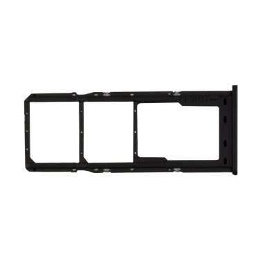 Контейнер SIM для Samsung Galaxy M12 (M127F) (черный) — 2