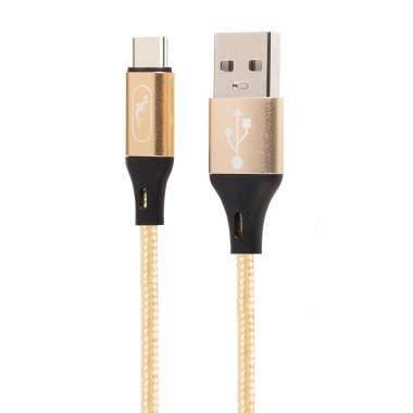 Кабель SKYDOLPHIN S55T (USB - Type-C) золотистый — 1