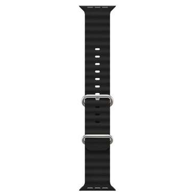 Ремешок ApW26 Ocean Band для Apple Watch 41 mm силикон (черный) — 2