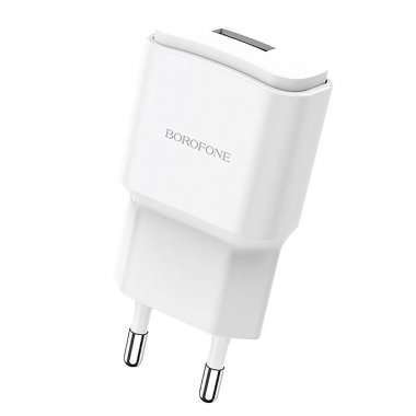 Сетевое зарядное устройство Borofone BA48A Orion для Apple (USB - Lightning) (белое) — 7