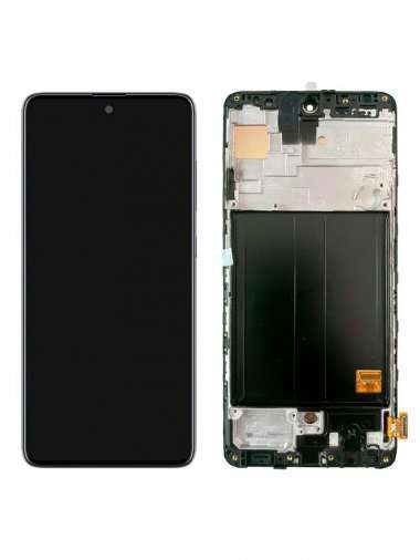 Дисплейный модуль с тачскрином для Samsung Galaxy A51 (A515F) (2019) (черный) &mdash; 2