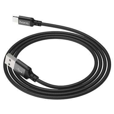 Кабель Hoco X14 (USB - lightning) 200см (черный) — 4