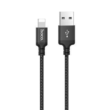 Кабель Hoco X14 (USB - lightning) 200см (черный) — 1