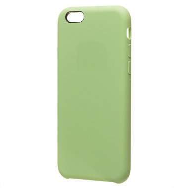 Чехол-накладка Soft Touch для Apple iPhone 6S (светло-зеленая) — 7