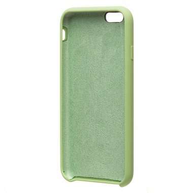 Чехол-накладка Soft Touch для Apple iPhone 6S (светло-зеленая) — 6