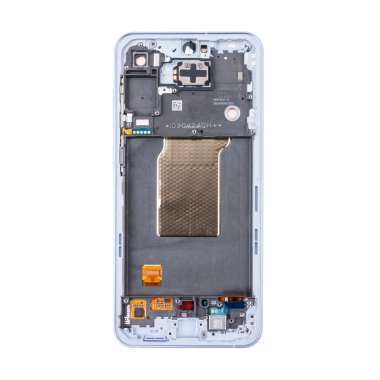 Дисплейный модуль с тачскрином для Samsung Galaxy A55 5G (A556E) (голубой) &mdash; 1