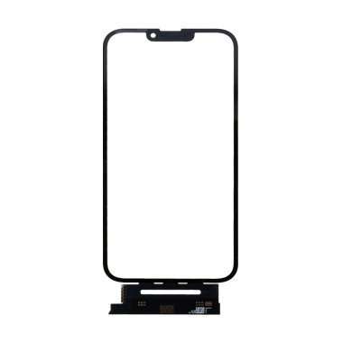 Стекло с тачскрином в рамке для Apple iPhone 13 Pro Max в сборе с OCA пленкой (черное) — 2