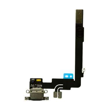 Шлейф для Apple iPhone 16 Pro Max на системный разъем/микрофон (черный) премиум — 2